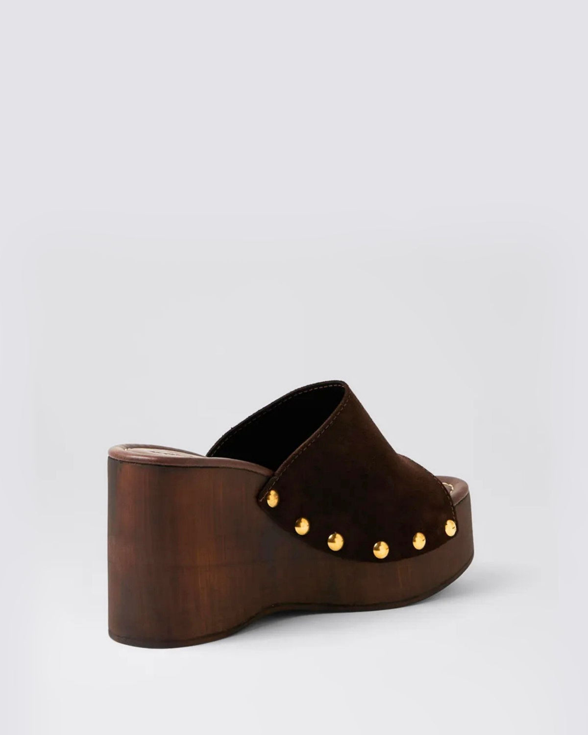 JAIDA WEDGE PLATFORM SANDALS DARK BROWN