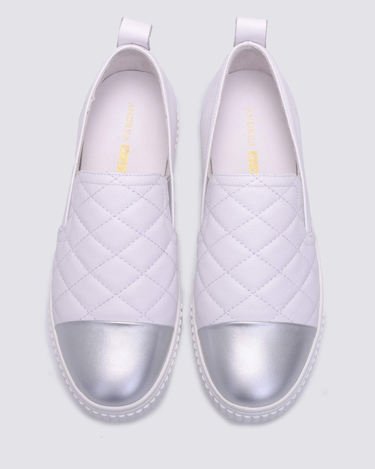 JAMIE SNEAKERS WHITE/SILVER LEATHER