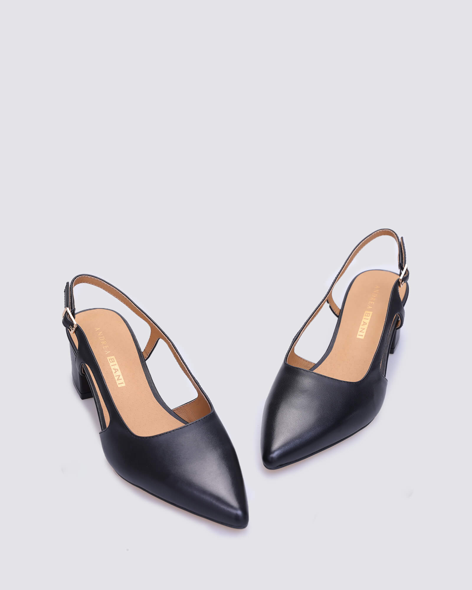 JAN SLINGBACK HEELS BLACK