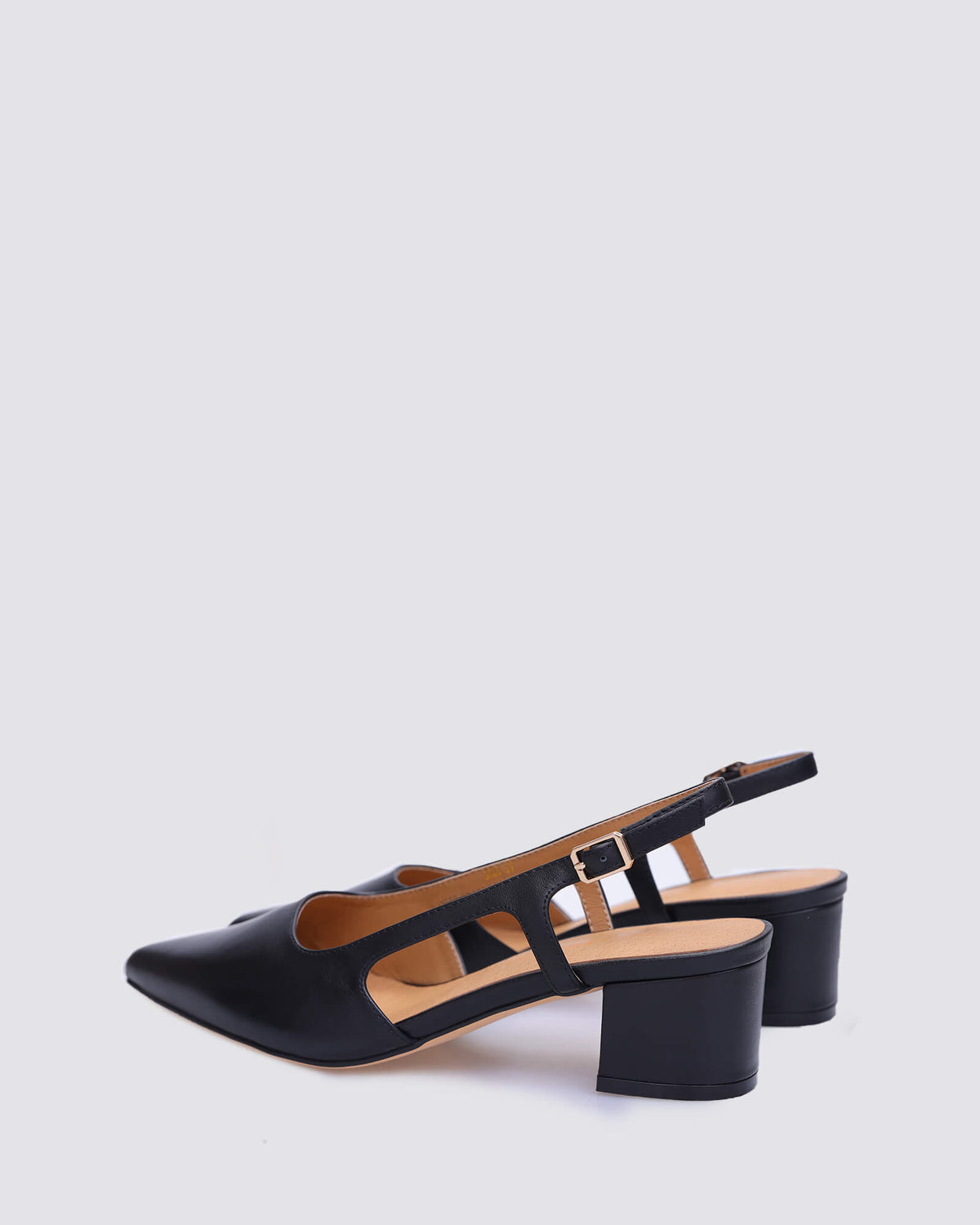 JAN SLINGBACK HEELS BLACK