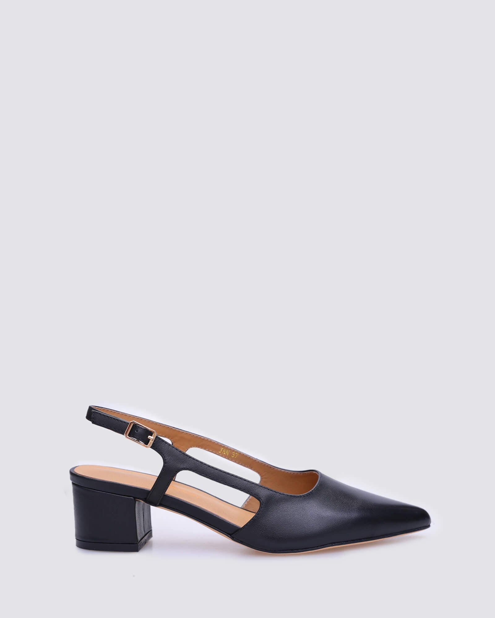 JAN SLINGBACK HEELS BLACK