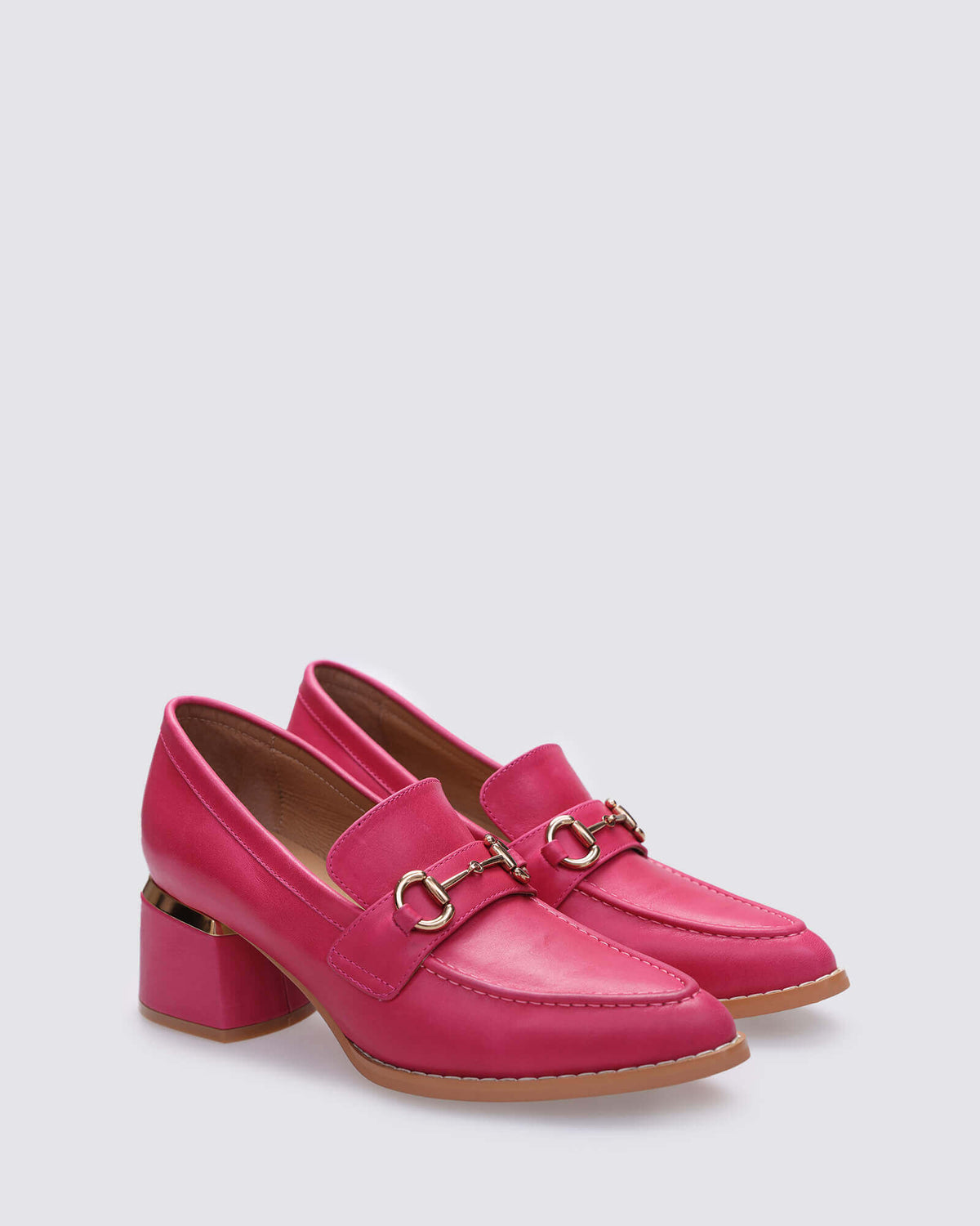 JESERE HEELED LOAFERS PINK