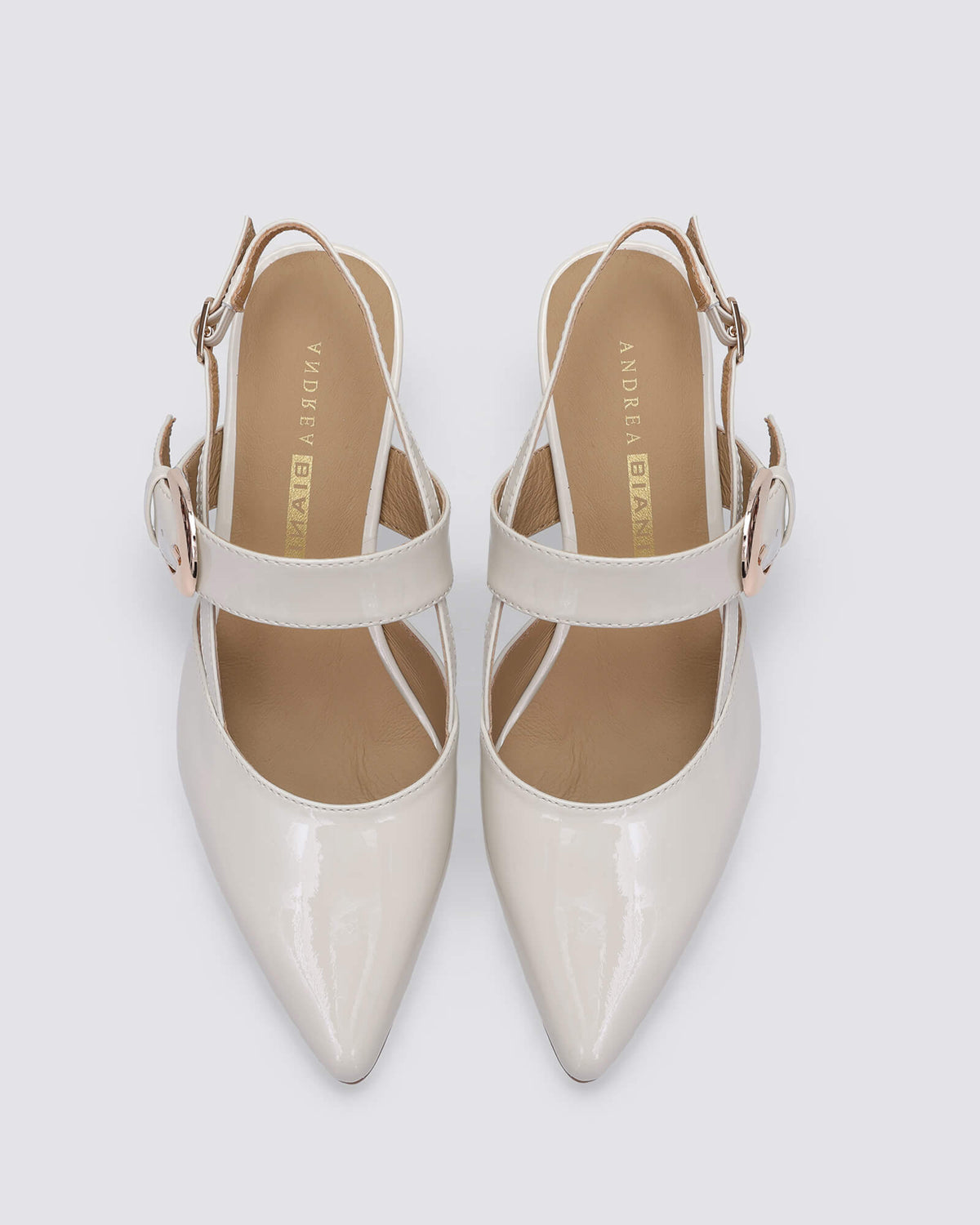 JESS SLINGBACK HEELS ALMOND PATENT