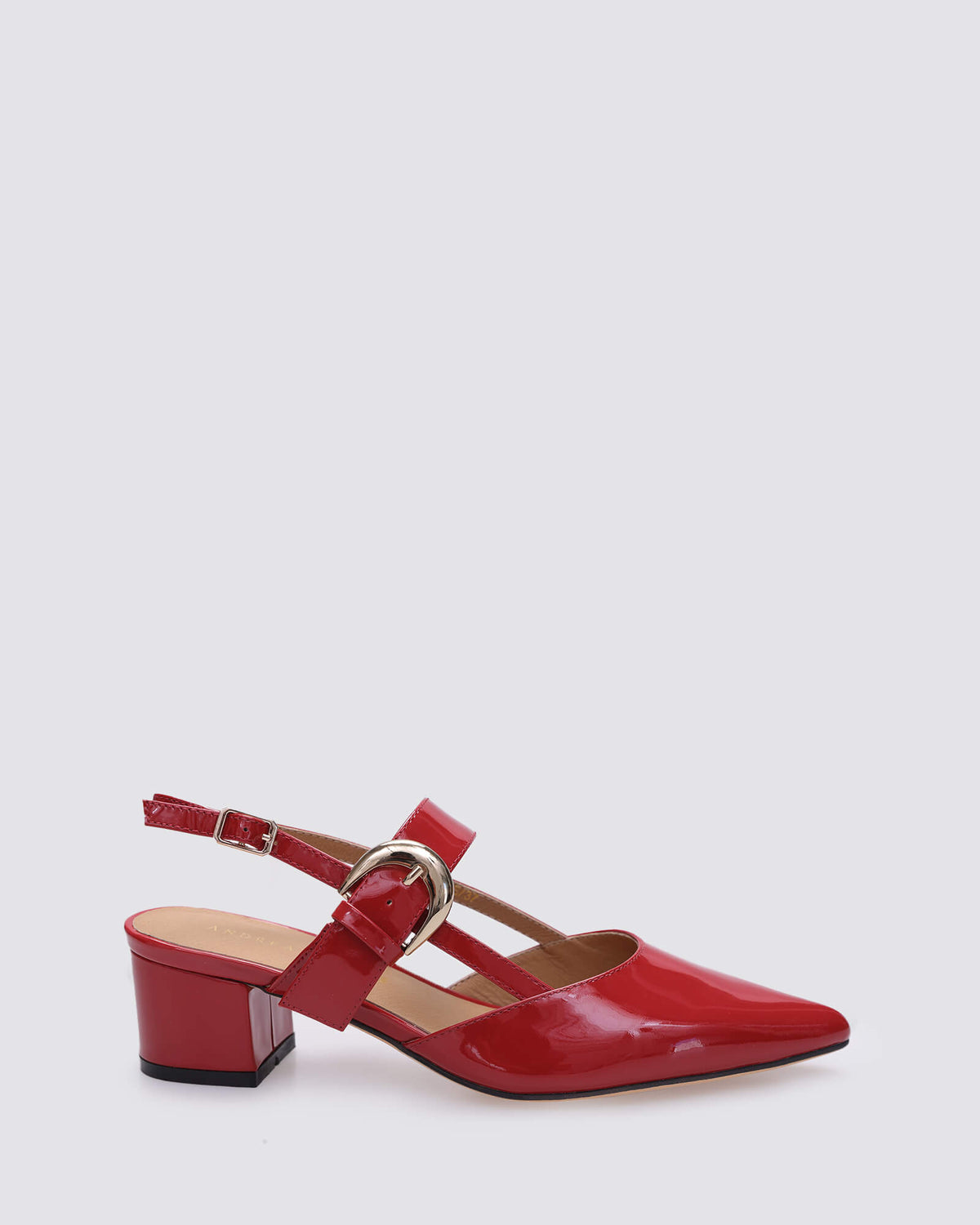 JESS SLINGBACK HEELS RED PATENT