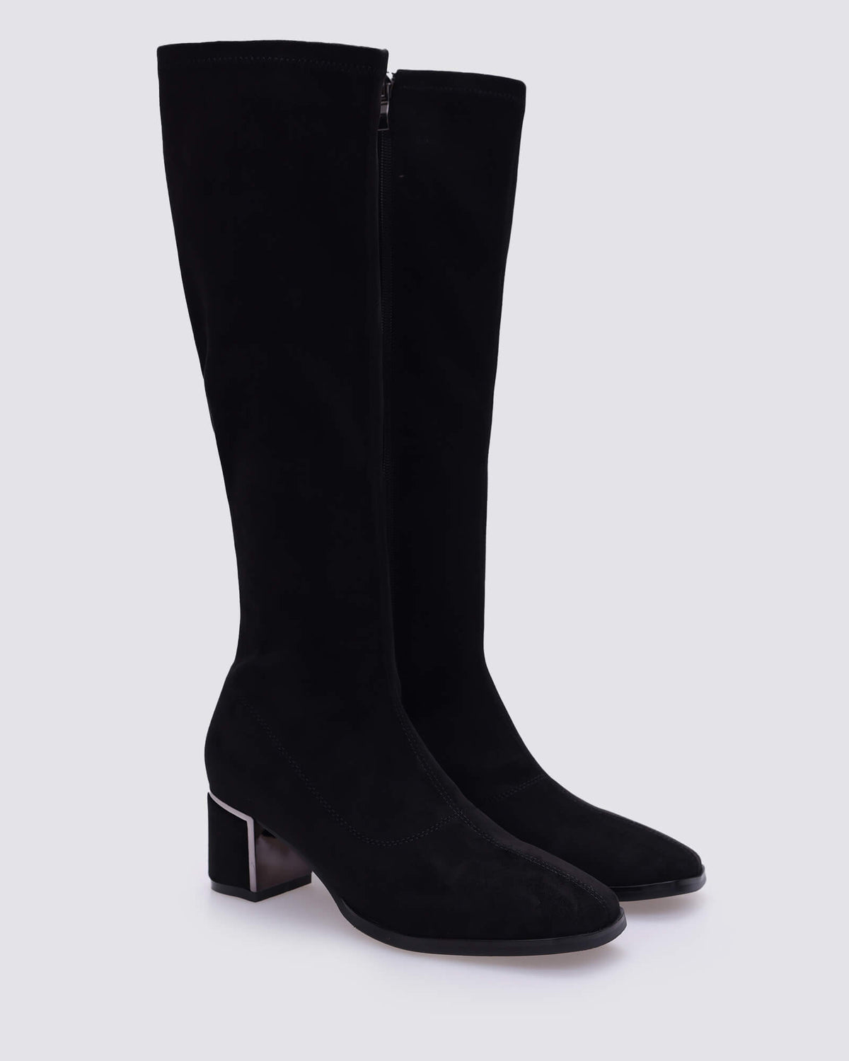 JIGGLE KNEE HIGH BLACK MICROFIBRE