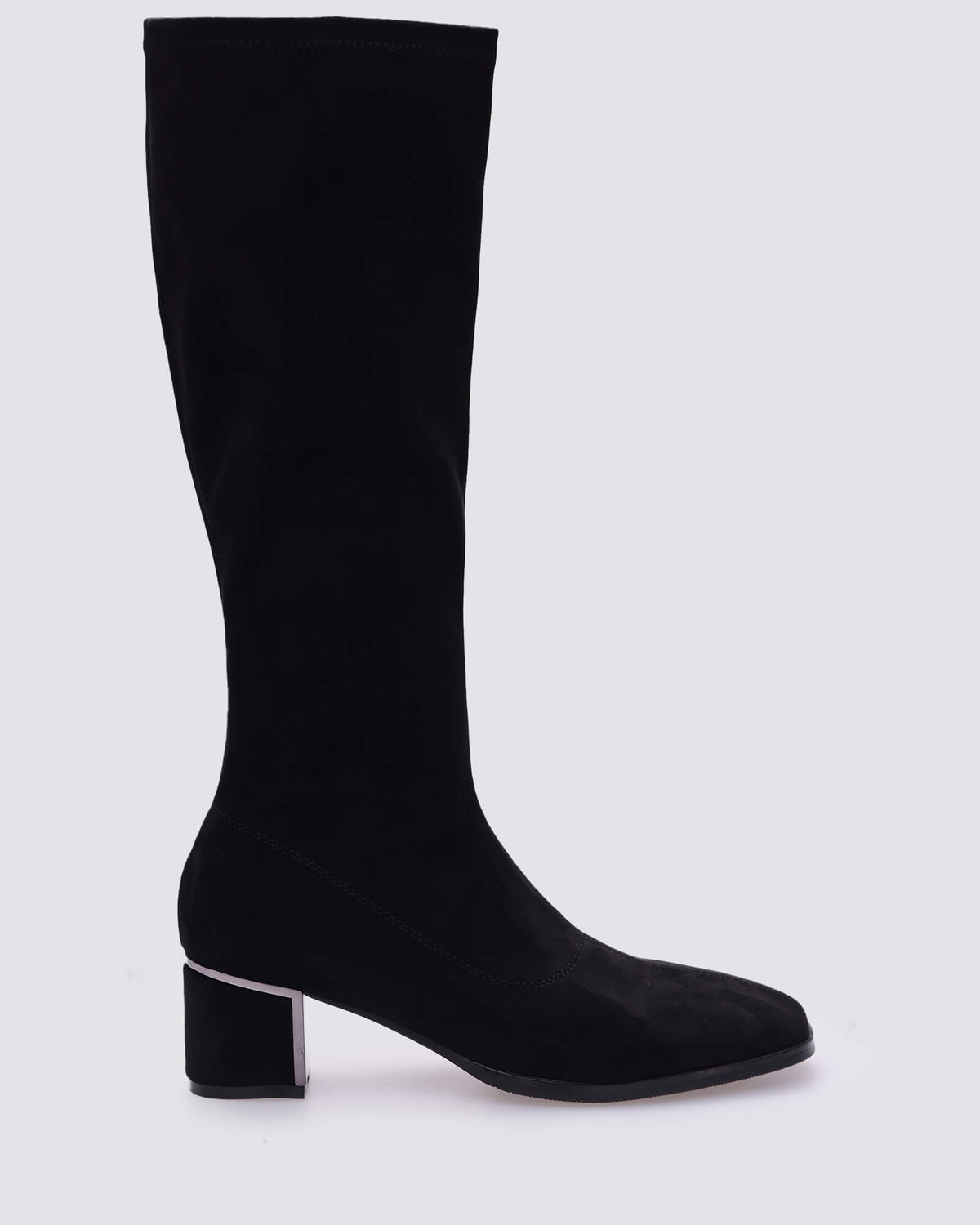 JIGGLE KNEE HIGH BLACK MICROFIBRE