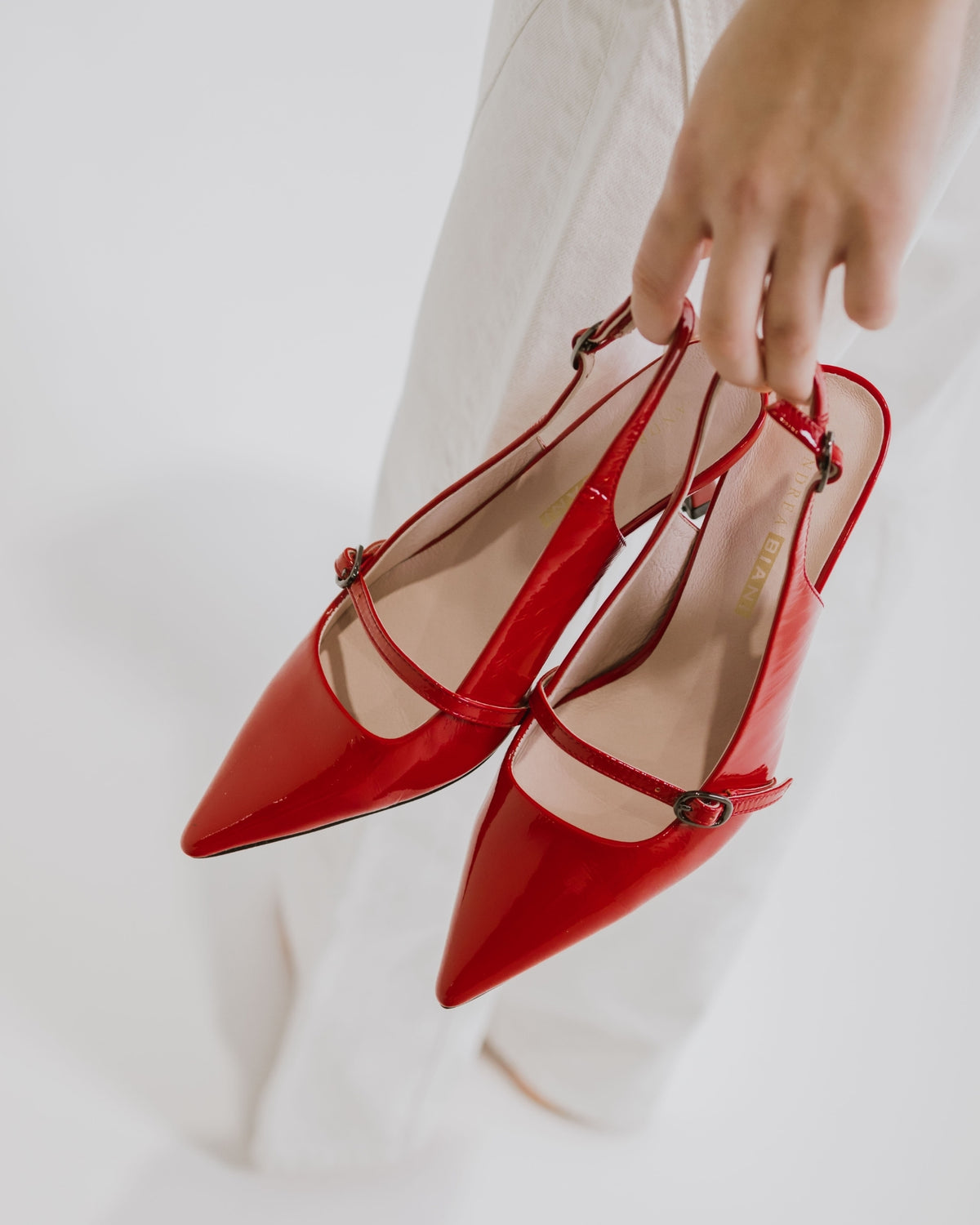 JULES HEELS RED PATENT