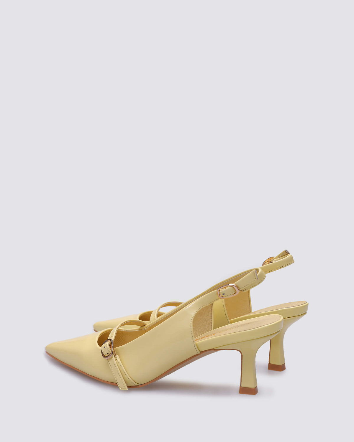 JULES HEELS LEMON PATENT