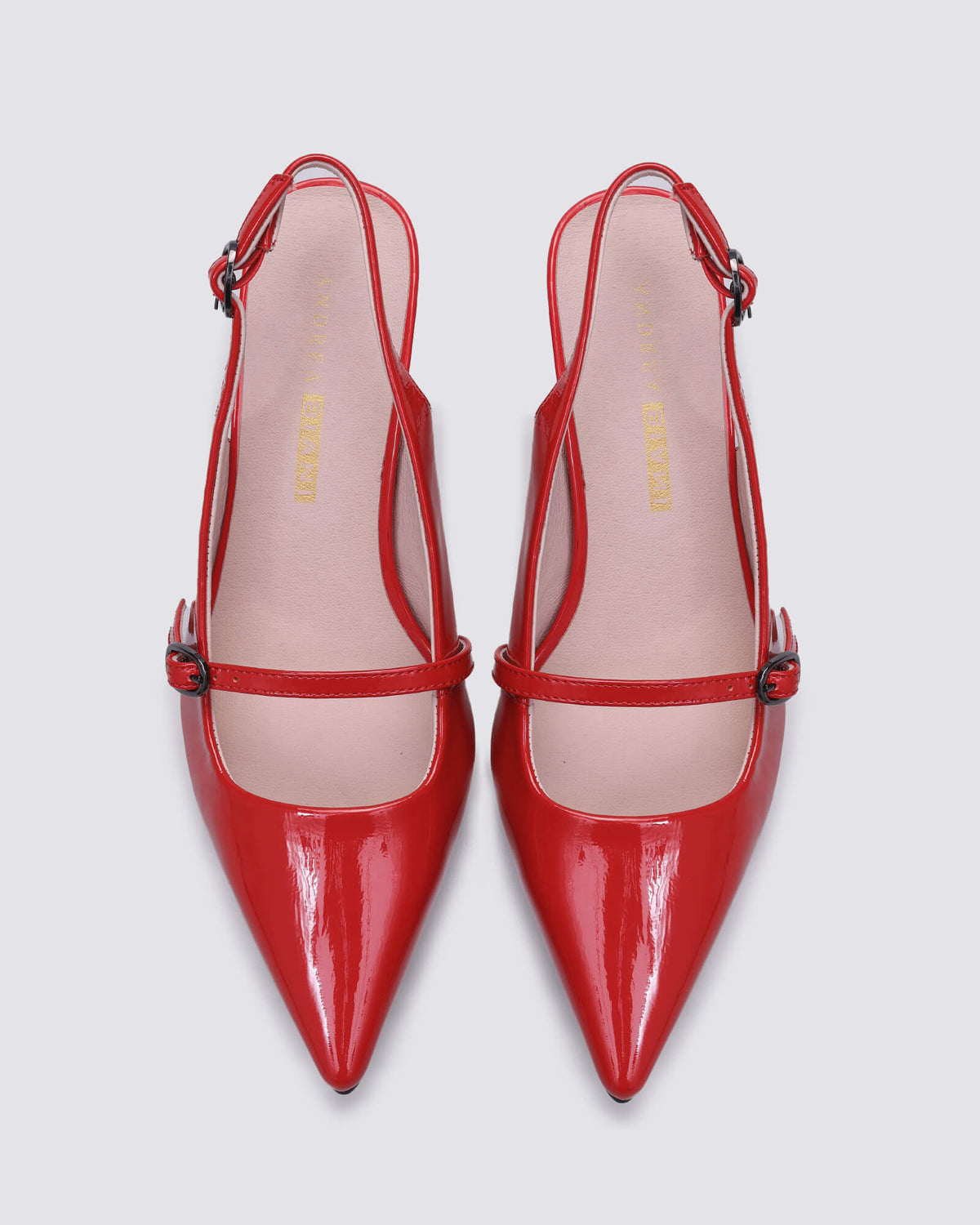 JULES HEELS RED PATENT