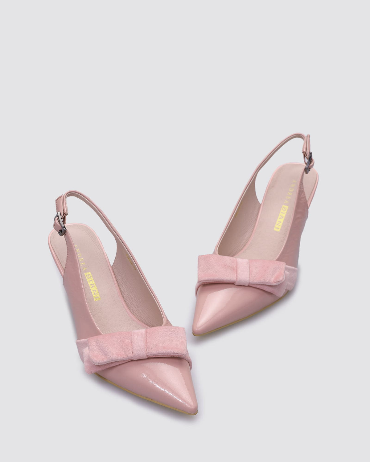 JULIA SLINGBACK HEELS PINK PATENT