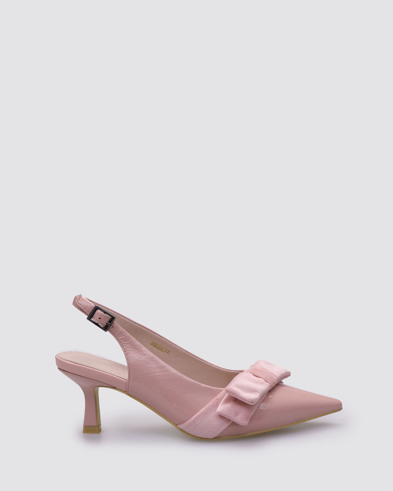 JULIA SLINGBACK HEELS PINK PATENT