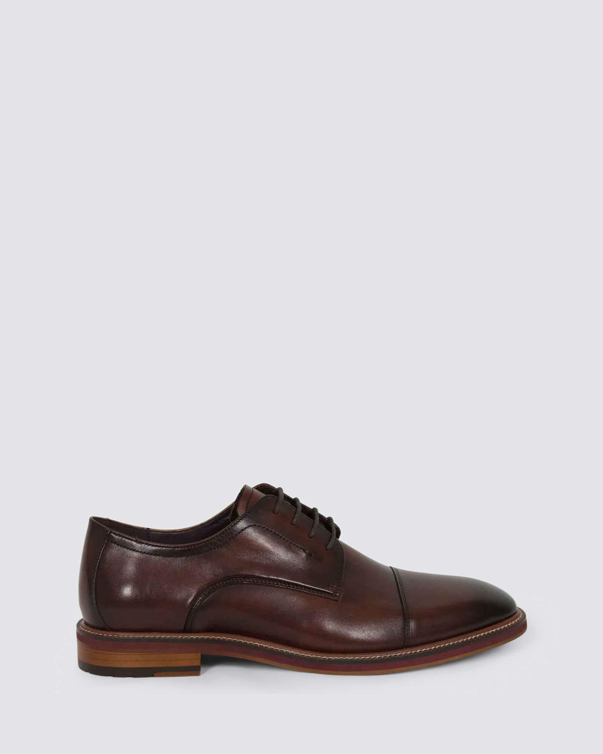SCRIBBLE MENS SHOES CHOCOLATE