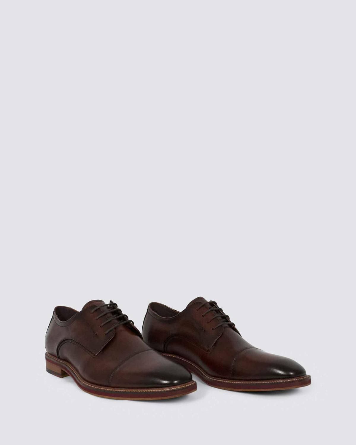 SCRIBBLE MENS SHOES CHOCOLATE