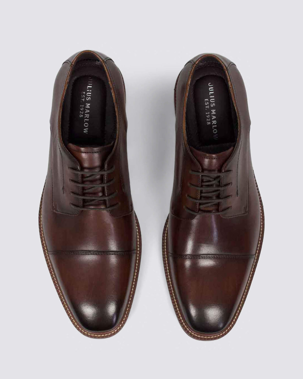 SCRIBBLE MENS SHOES CHOCOLATE
