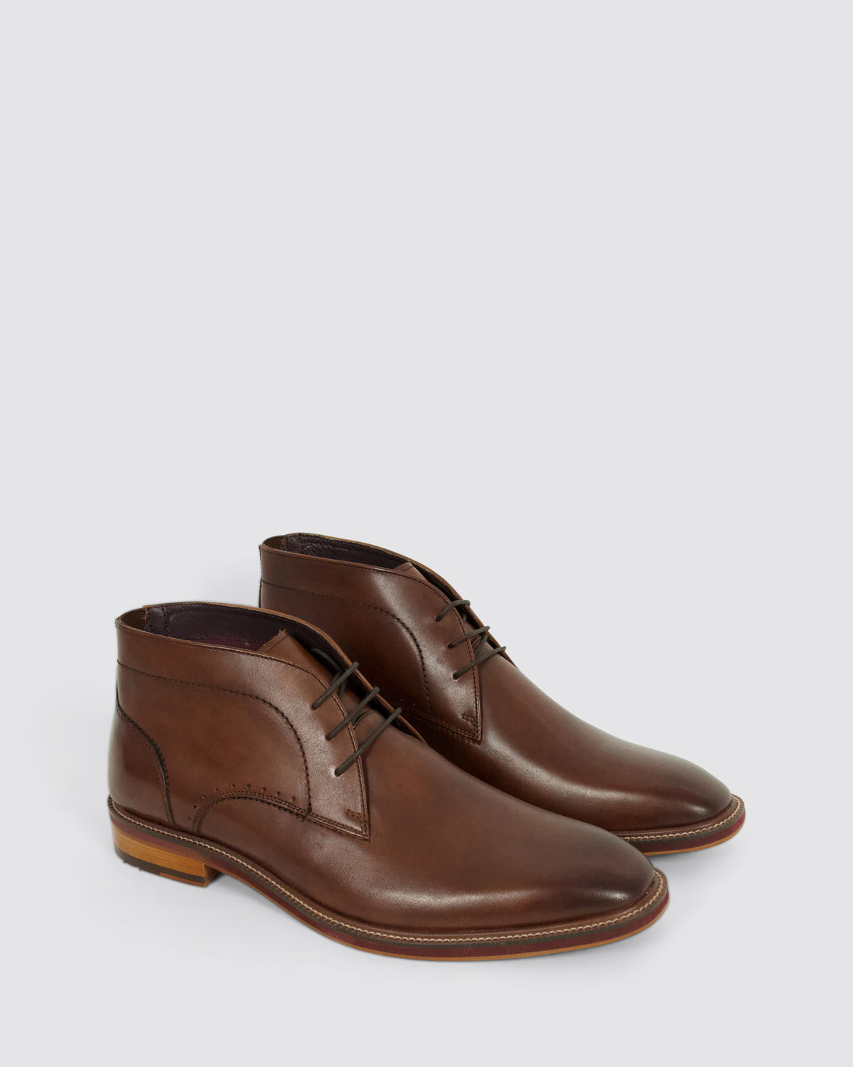 SKITTLE DRESS SHOES BROWN LEATHER