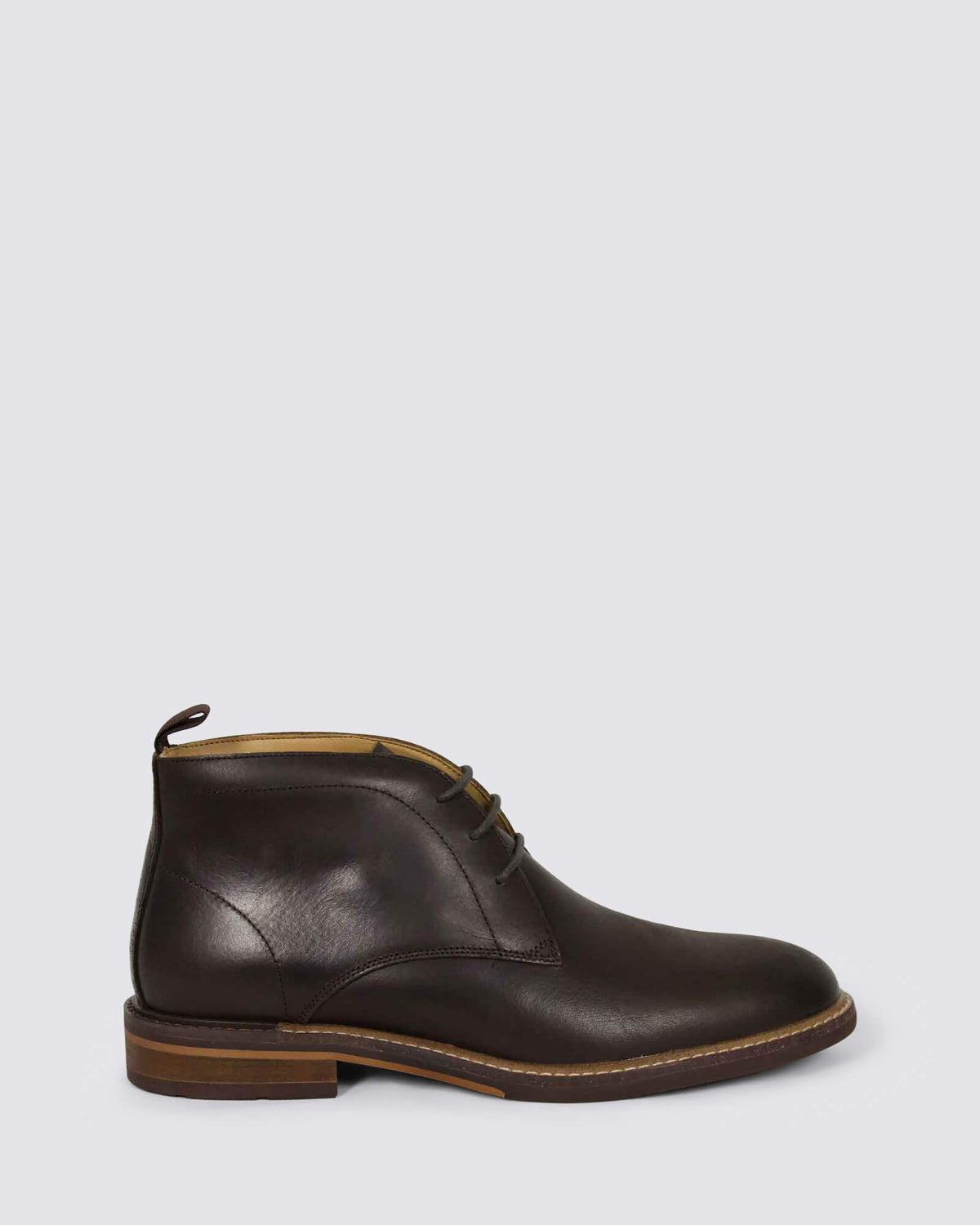 TARGA MENS LACE UP BOOTS BROWN