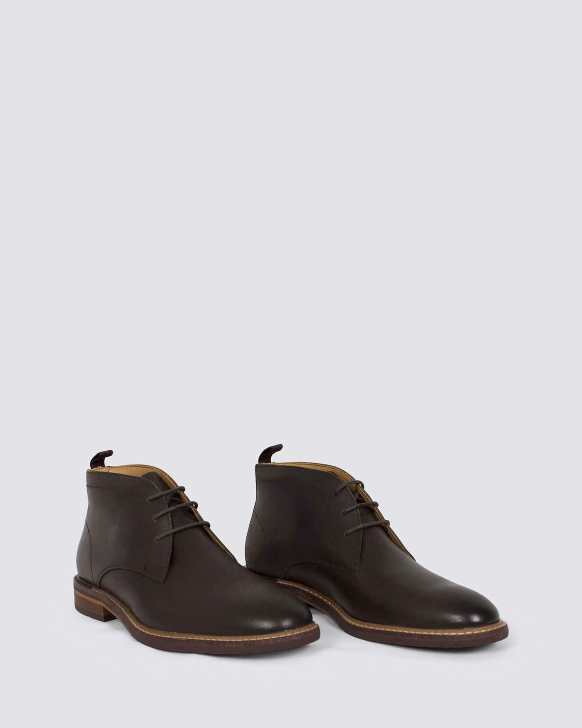 TARGA MENS LACE UP BOOTS BROWN