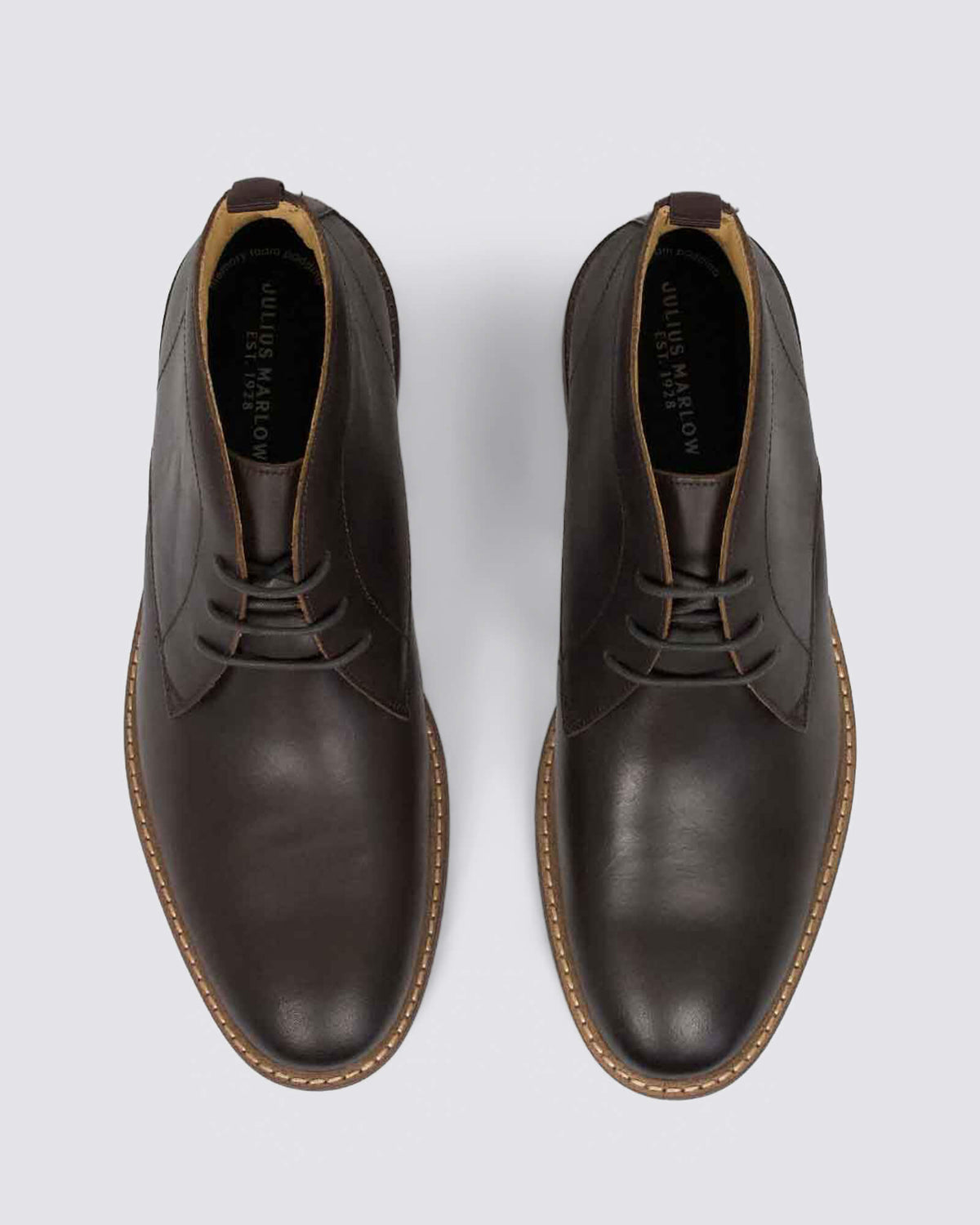 TARGA MENS LACE UP BOOTS BROWN