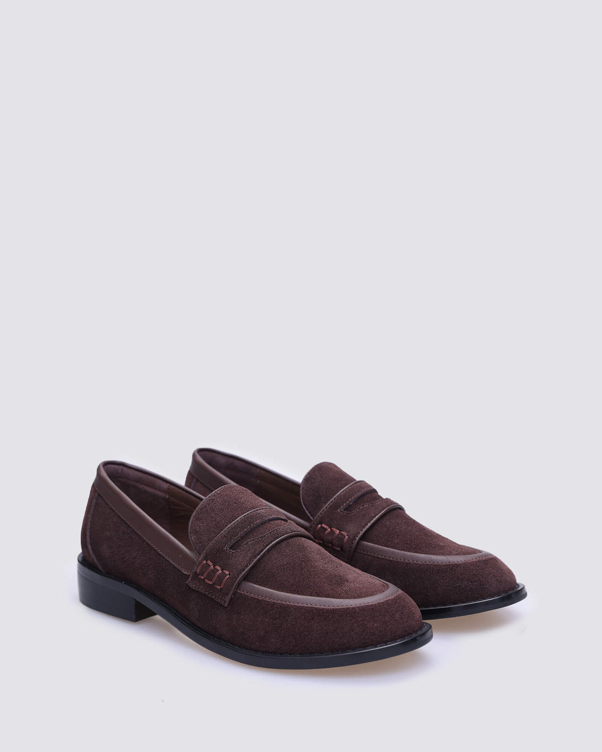 JUMP LOAFERS CHOCOLATE SUEDE