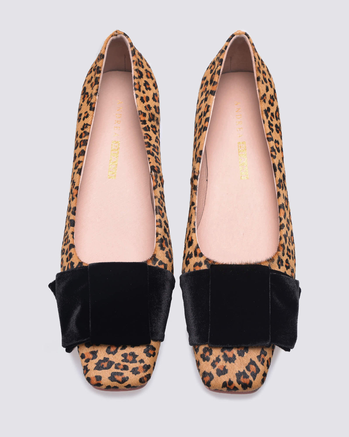 JUNE BALLET FLATS TAN LEOPARD LEATHER
