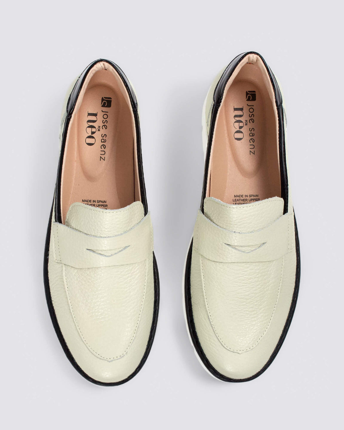 JS-2003 LOAFERS HIELO/BLACK