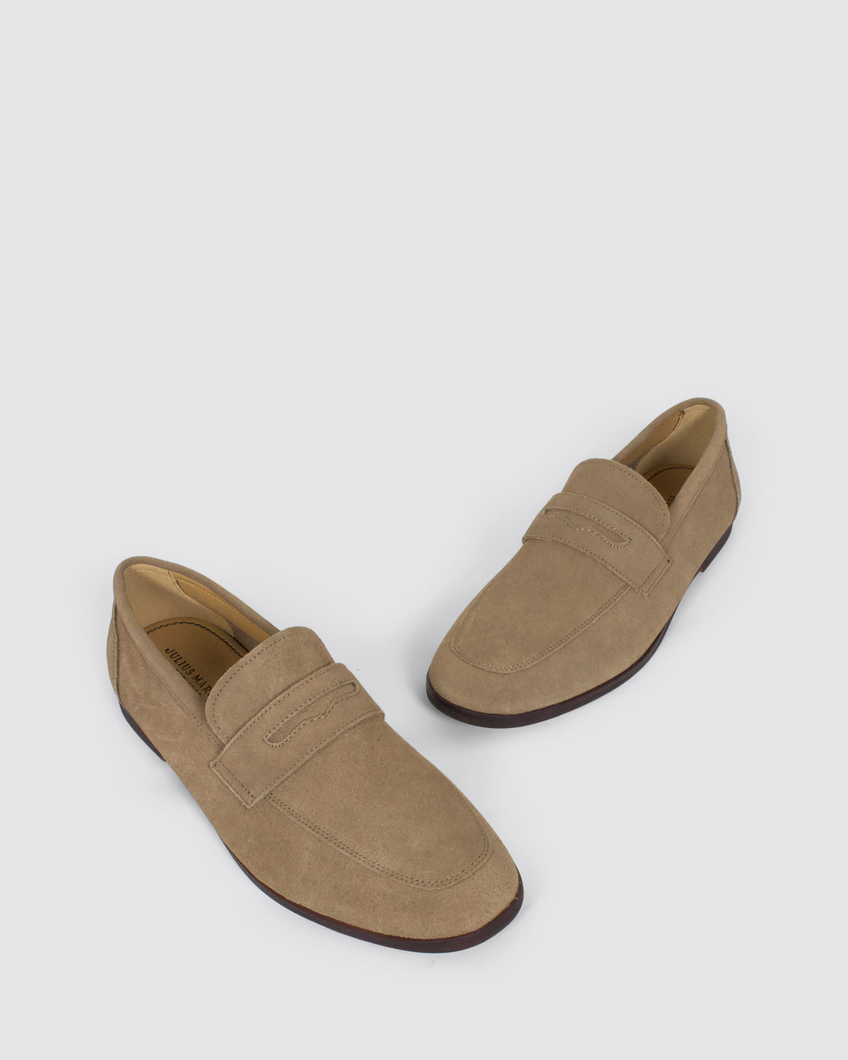 COUPE MENS LOAFERS MUSHROOM SUEDE