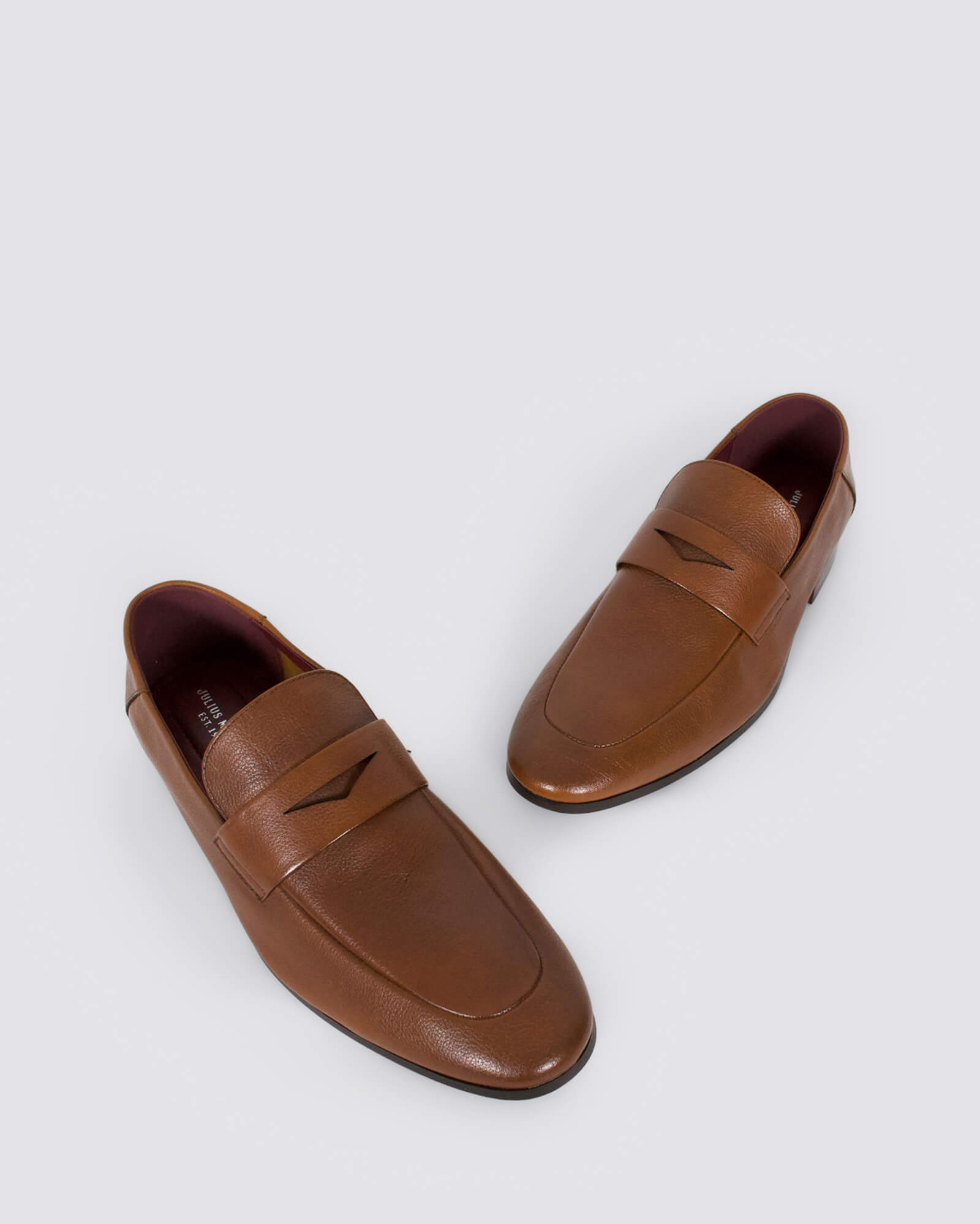 LUXE MENS LOAFERS DARK TAN