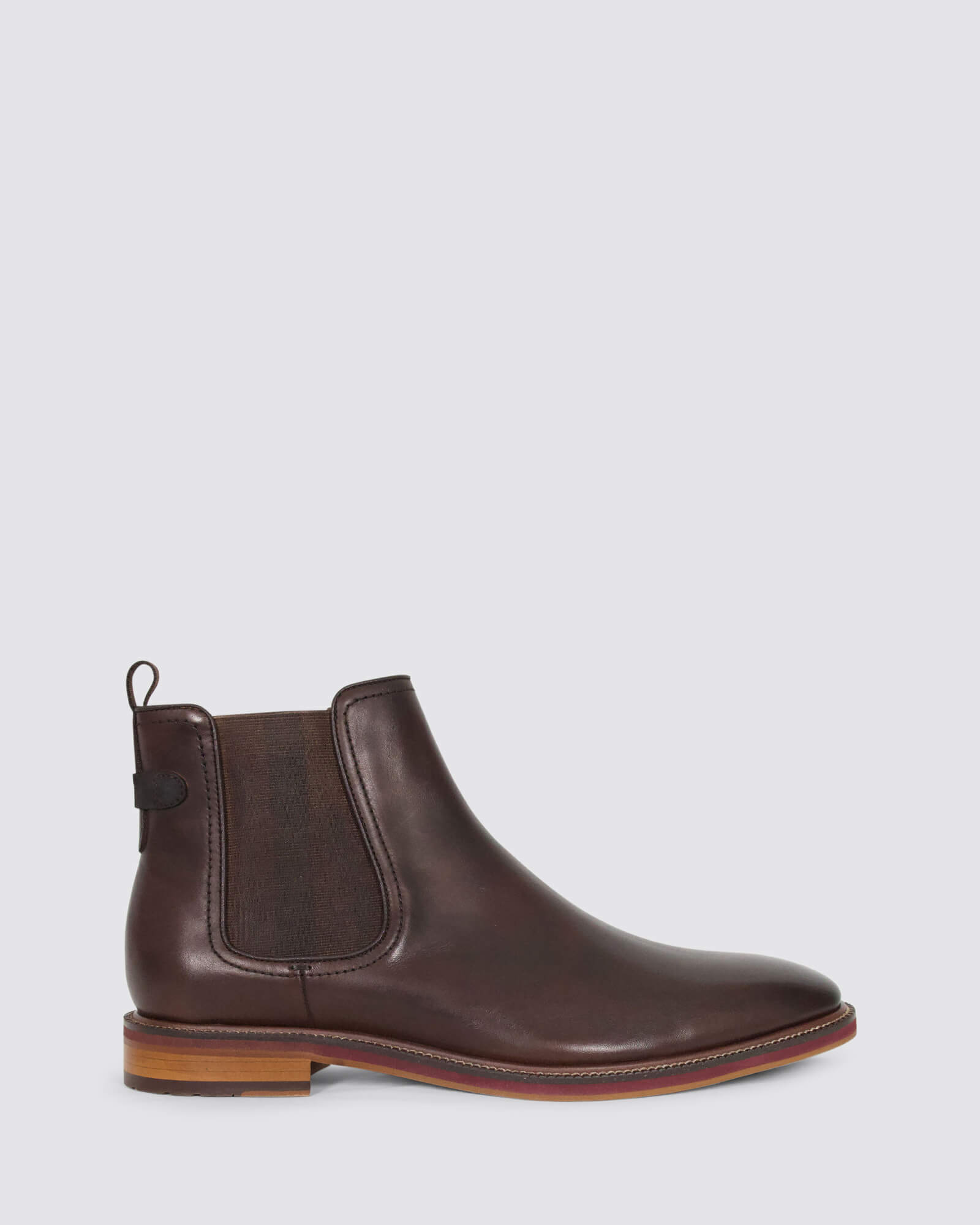 SCUTTLE CHELSEA BOOTS MOCHA LEATHER