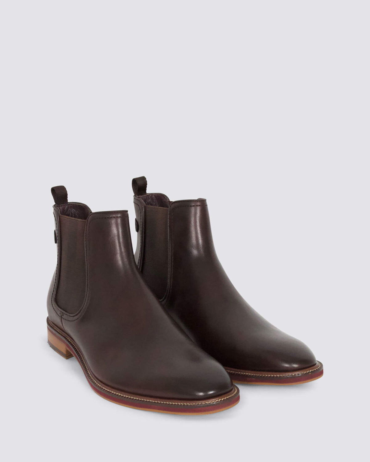 SCUTTLE CHELSEA BOOTS MOCHA LEATHER