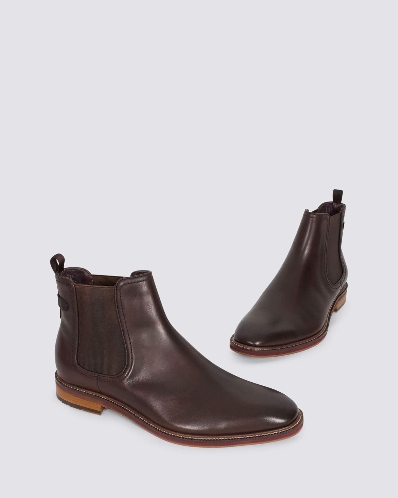 SCUTTLE CHELSEA BOOTS MOCHA LEATHER