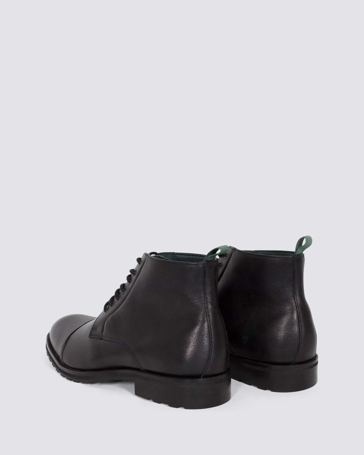 TAMPER MENS BOOTS BLACK LEATHER