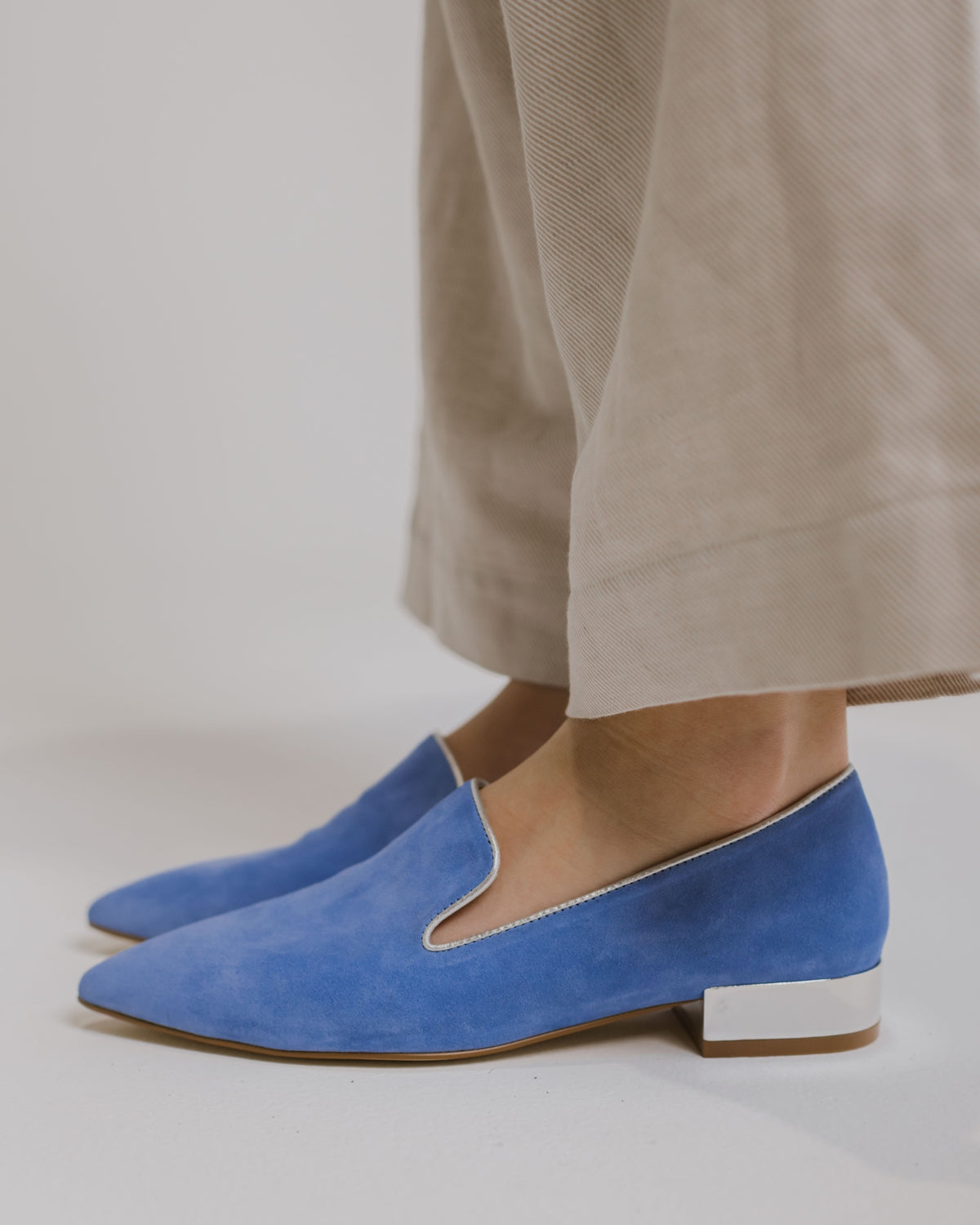 KAMI LOAFERS CORNFLOWER SUEDE