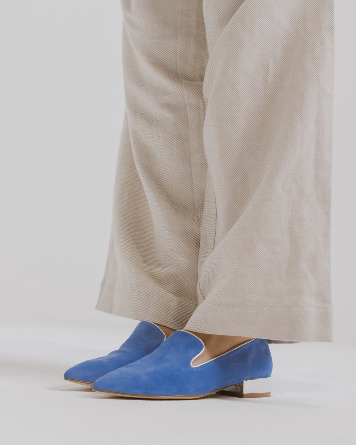 KAMI LOAFERS CORNFLOWER SUEDE