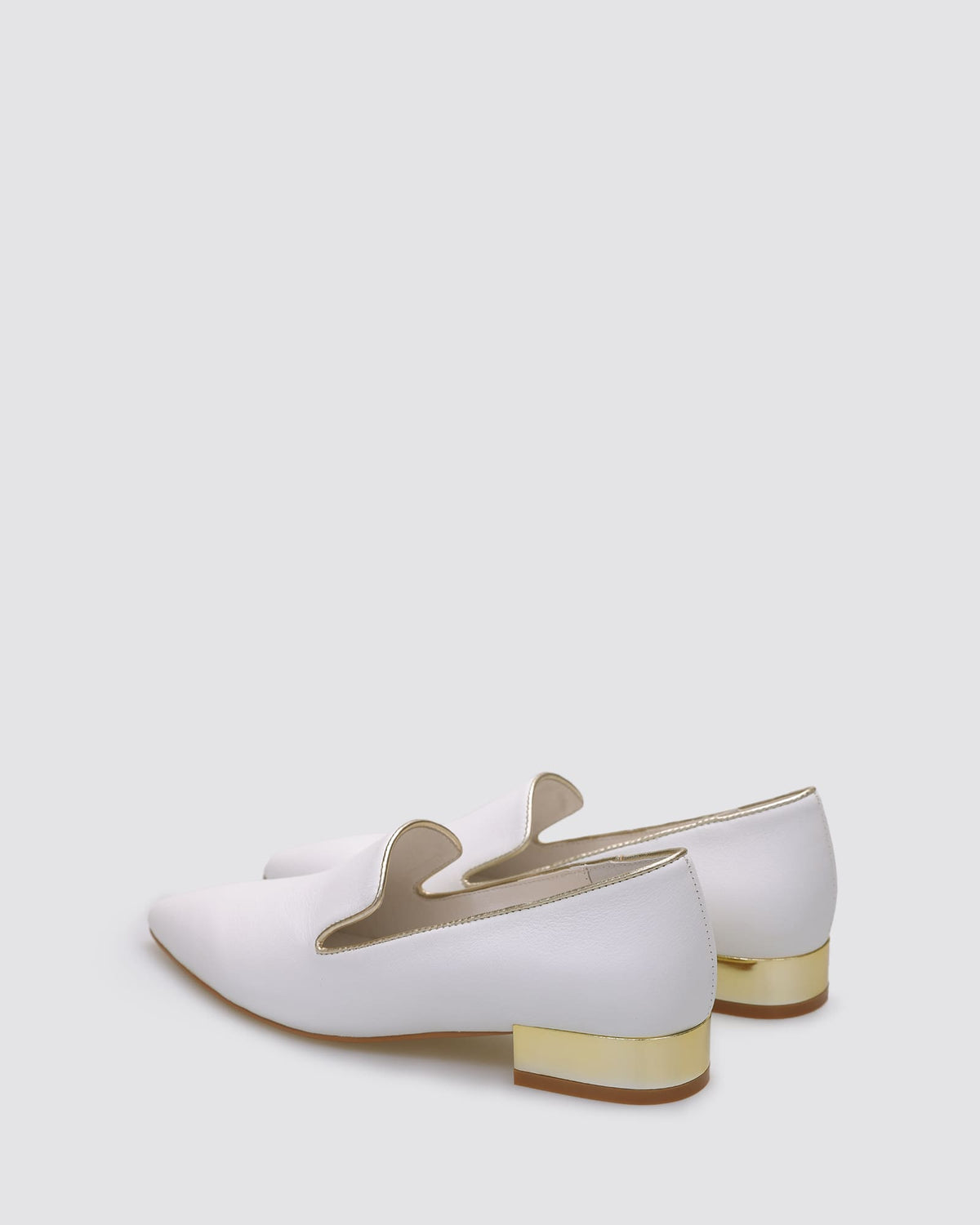 KAMI LOAFERS WHITE LEATHER
