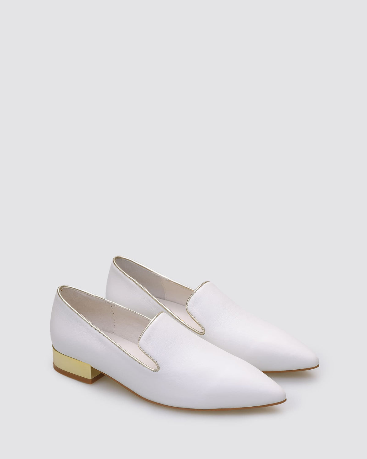 KAMI LOAFERS WHITE LEATHER