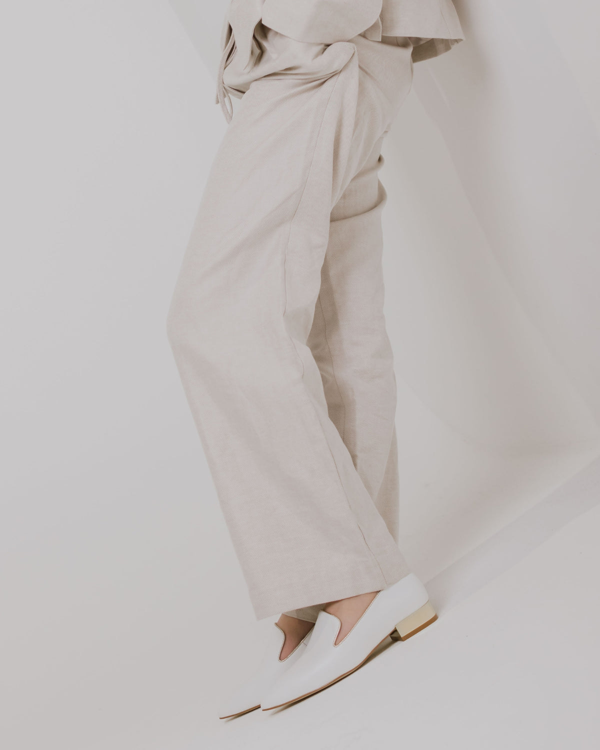 KAMI LOAFERS WHITE LEATHER