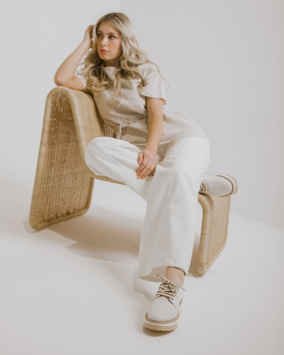 KASSIDY SNEAKERS BONE