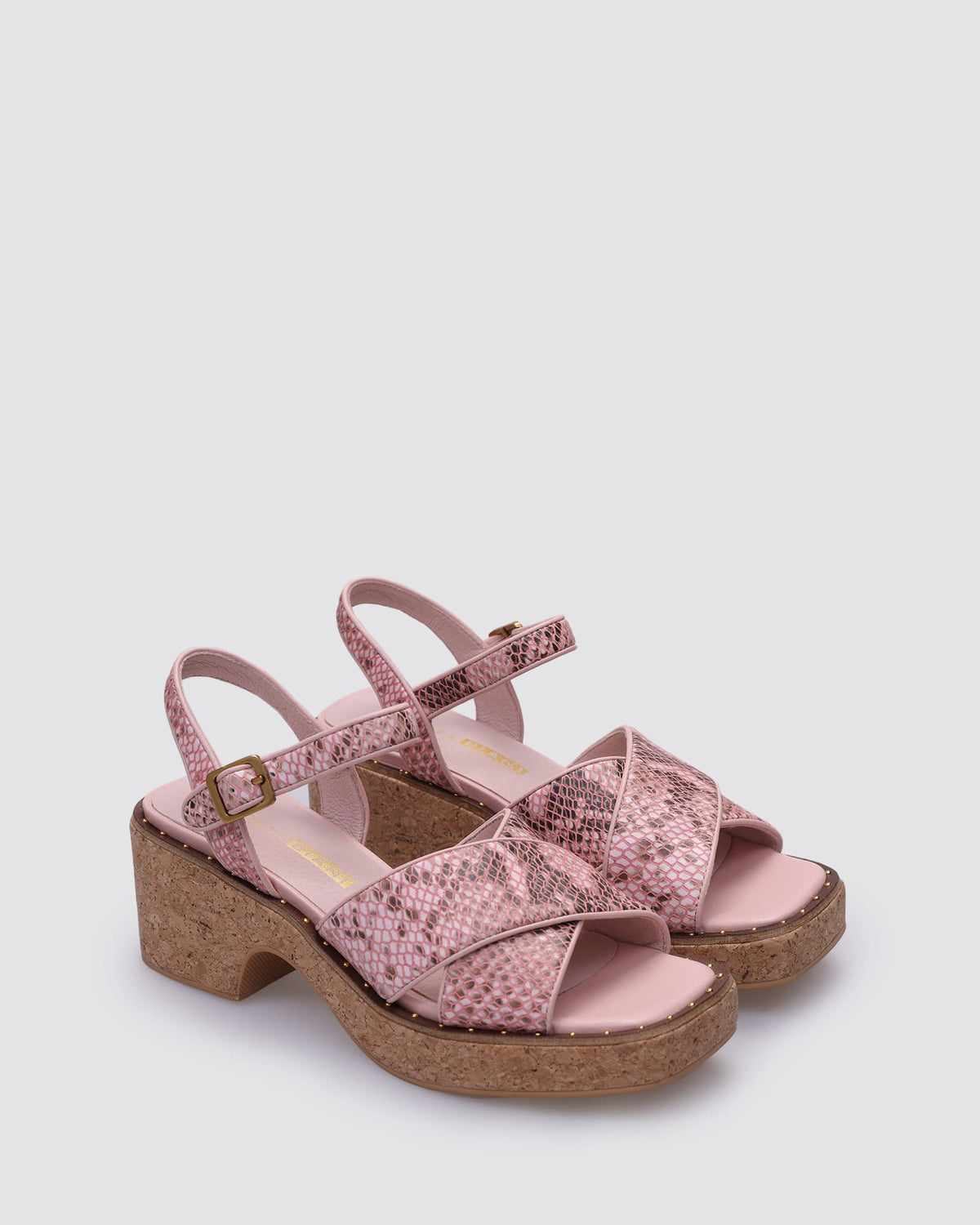 KATESTAR HEELS BLUSH SNAKE