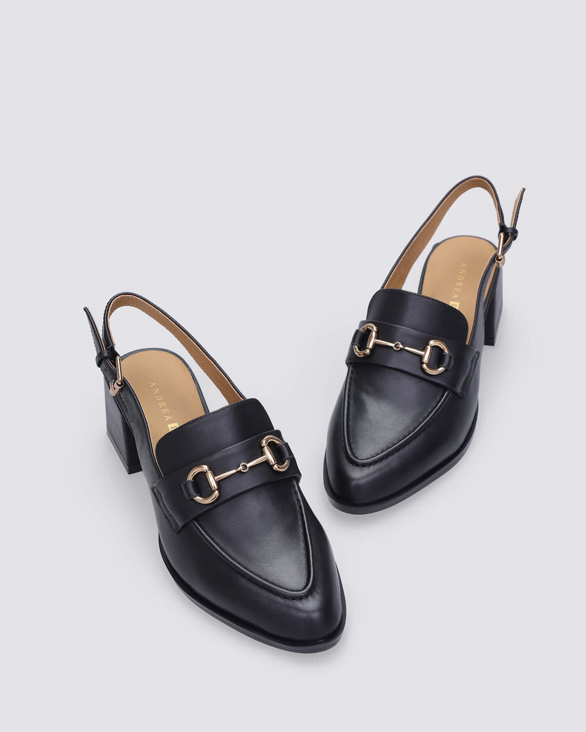 KATHRYN SLINGBACK HEELS BLACK
