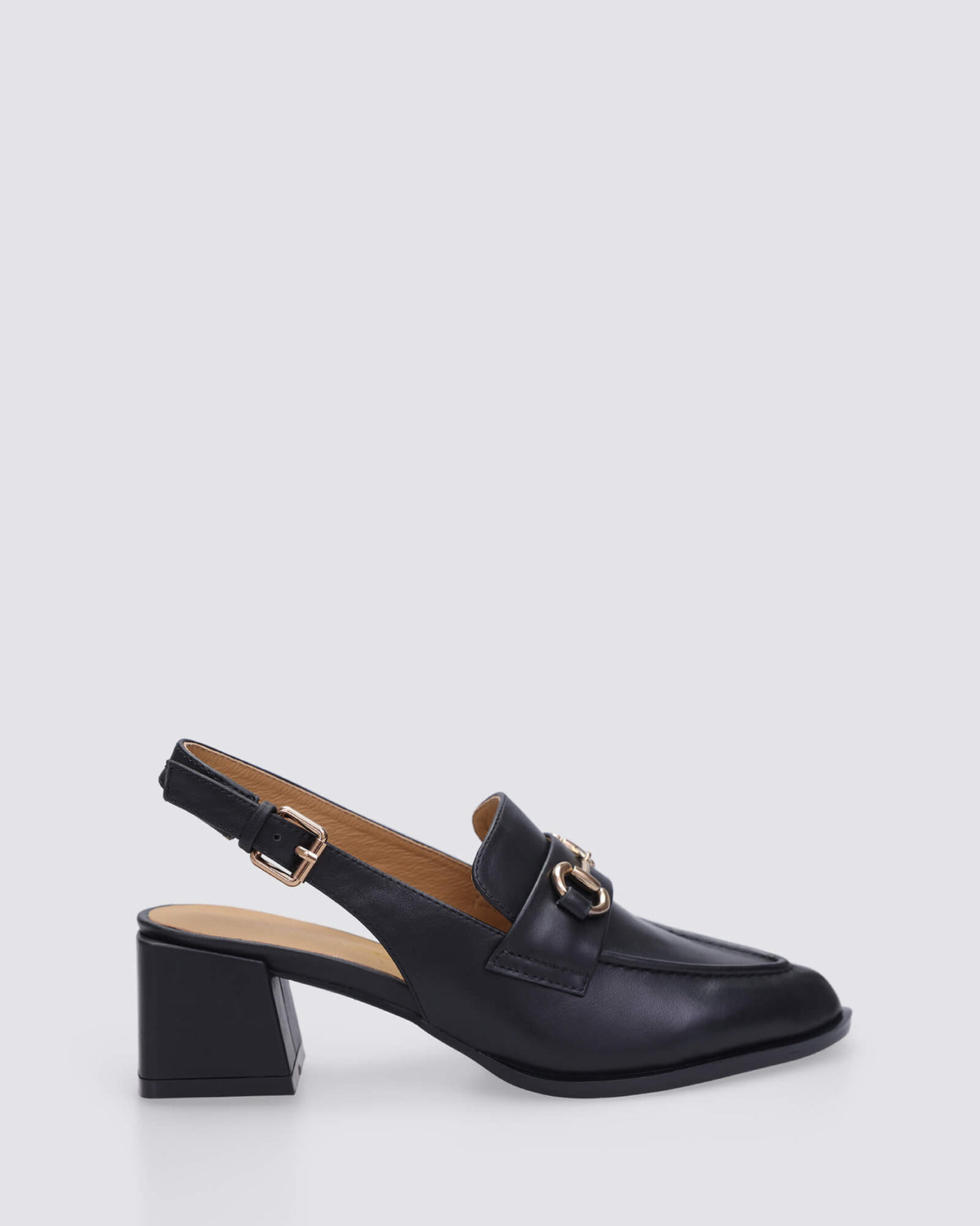 KATHRYN SLINGBACK HEELS BLACK
