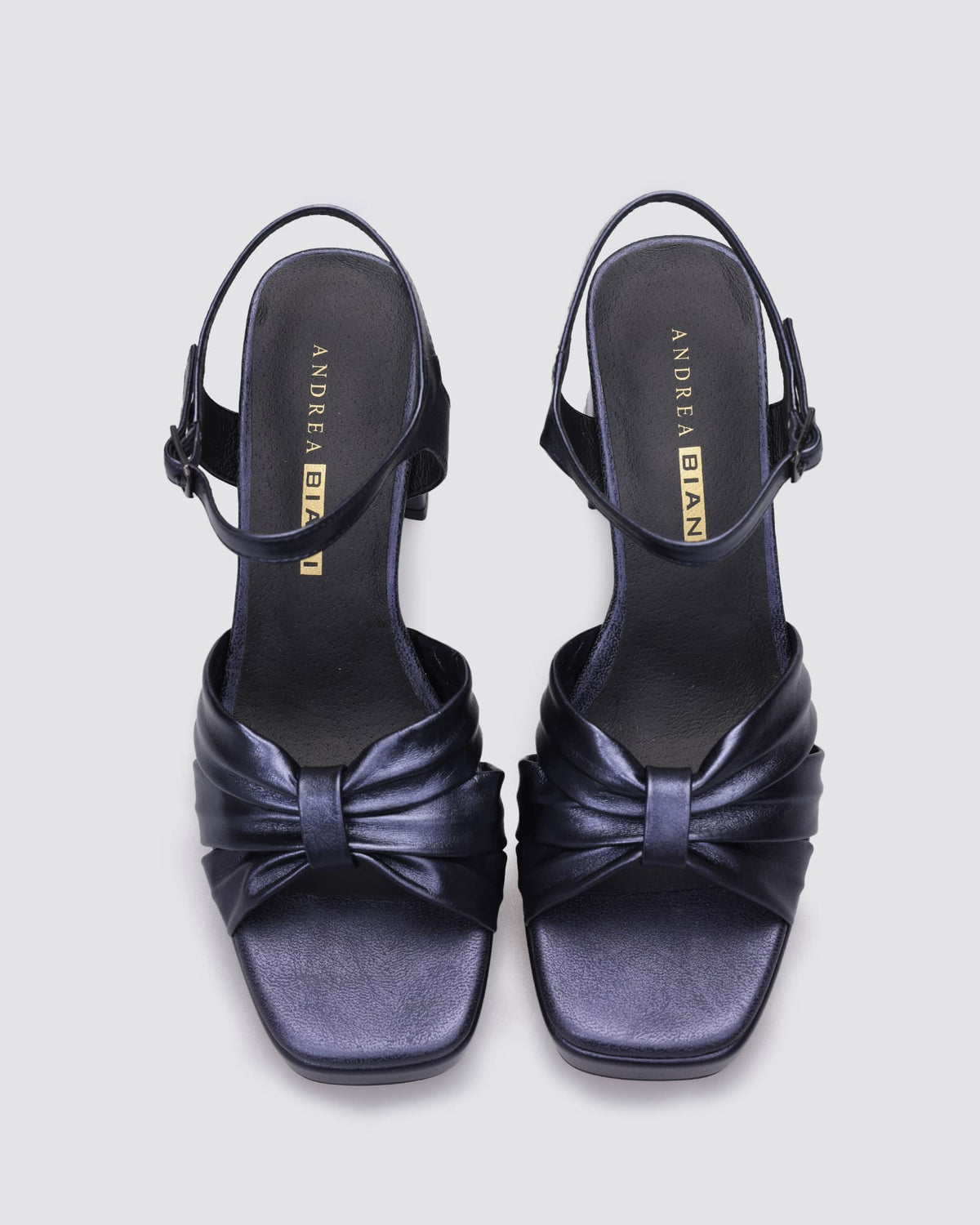 KENDALL HEELS NAVY METALLIC