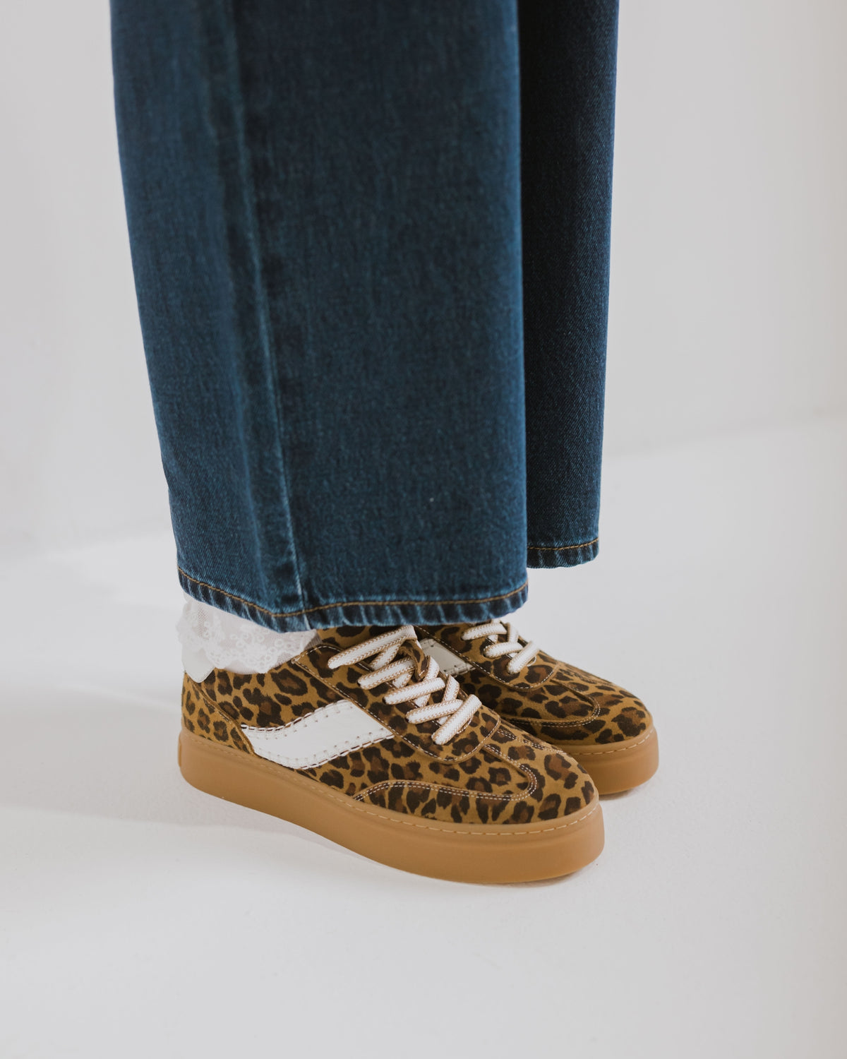 KENZIE SNEAKERS CHOCOLATE LEOPARD