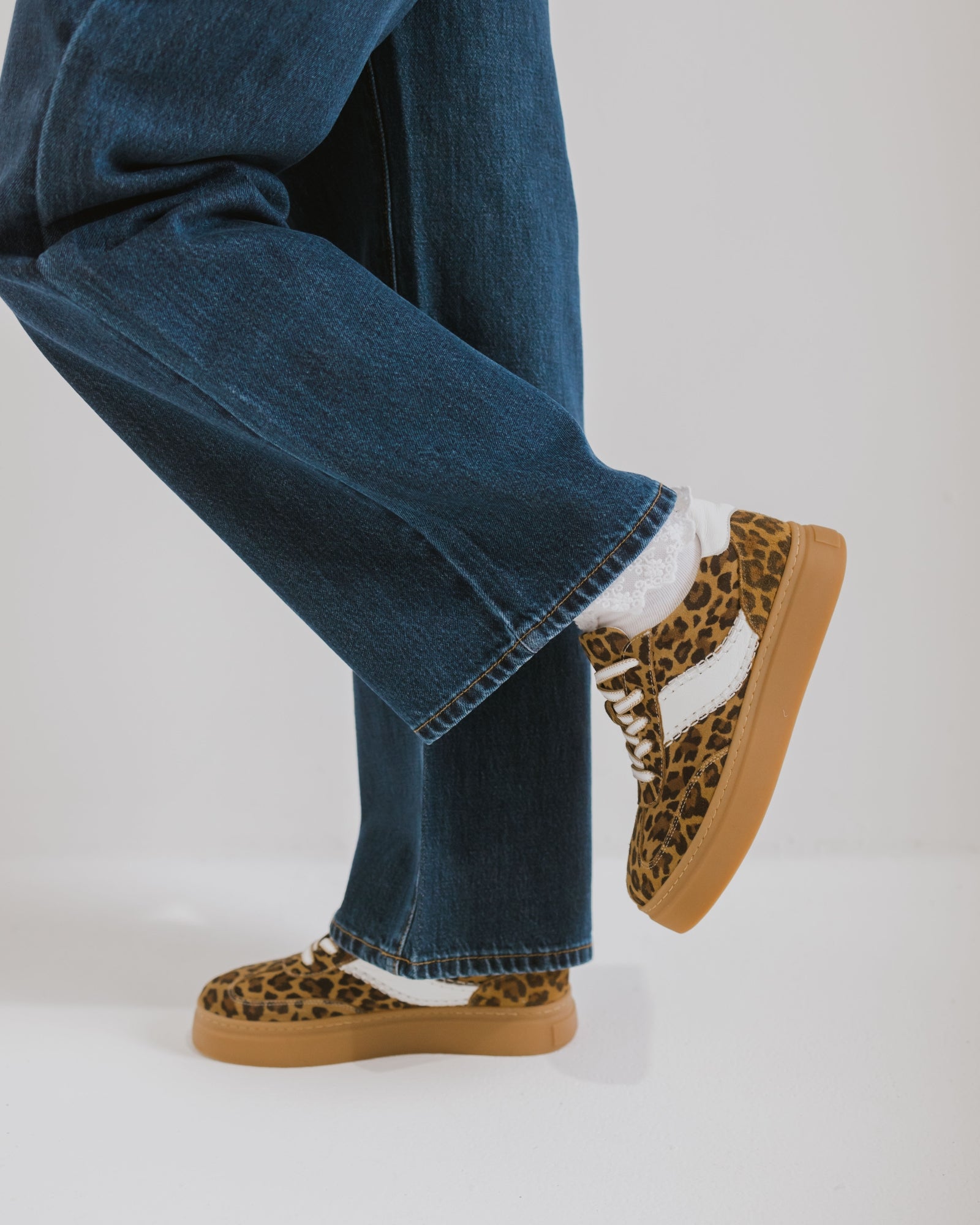 KENZIE SNEAKERS CHOCOLATE LEOPARD