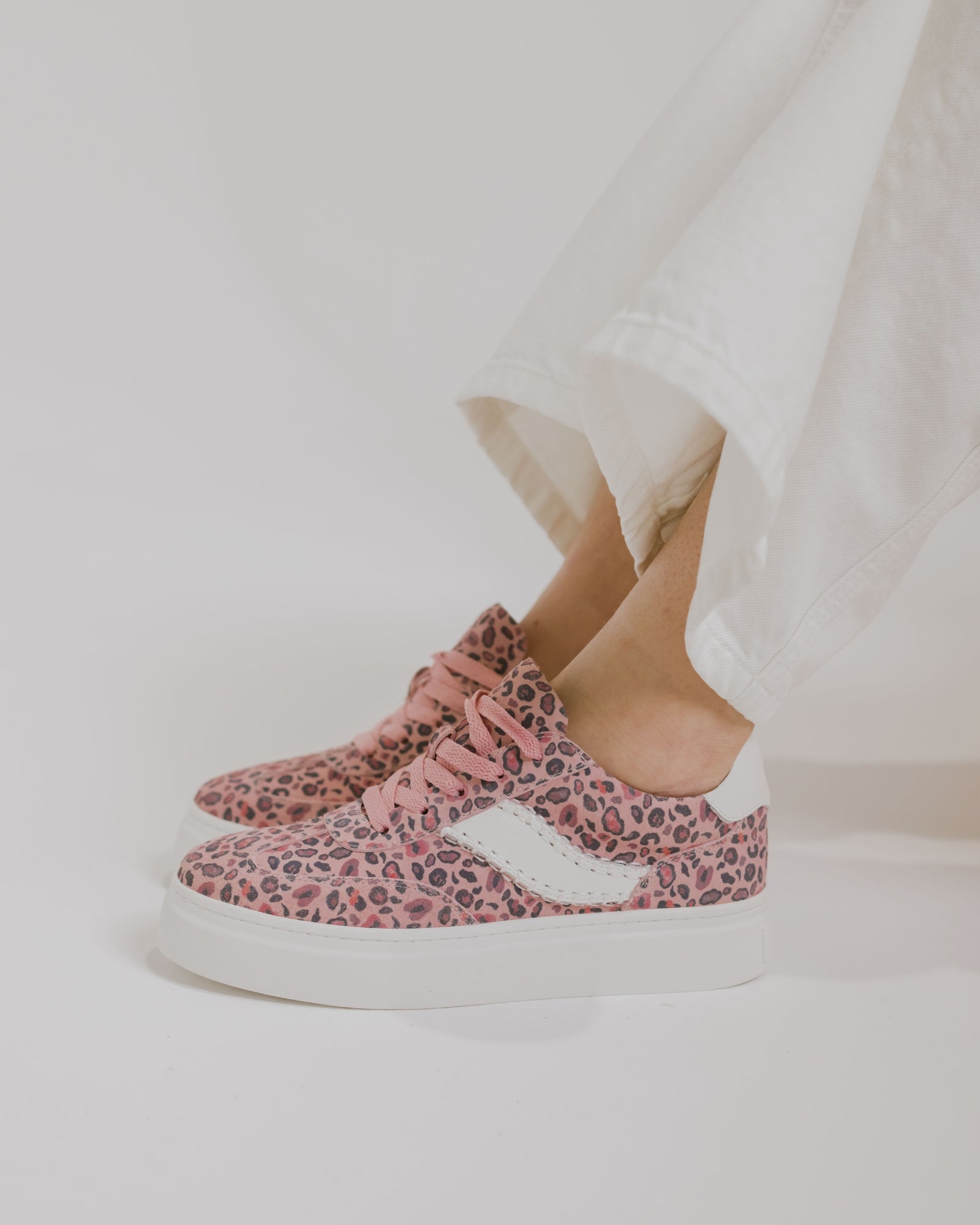 KENZIE SNEAKERS PINK LEOPARD