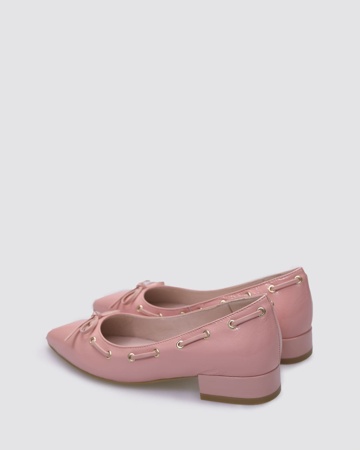 KEY FLATS PINK PATENT