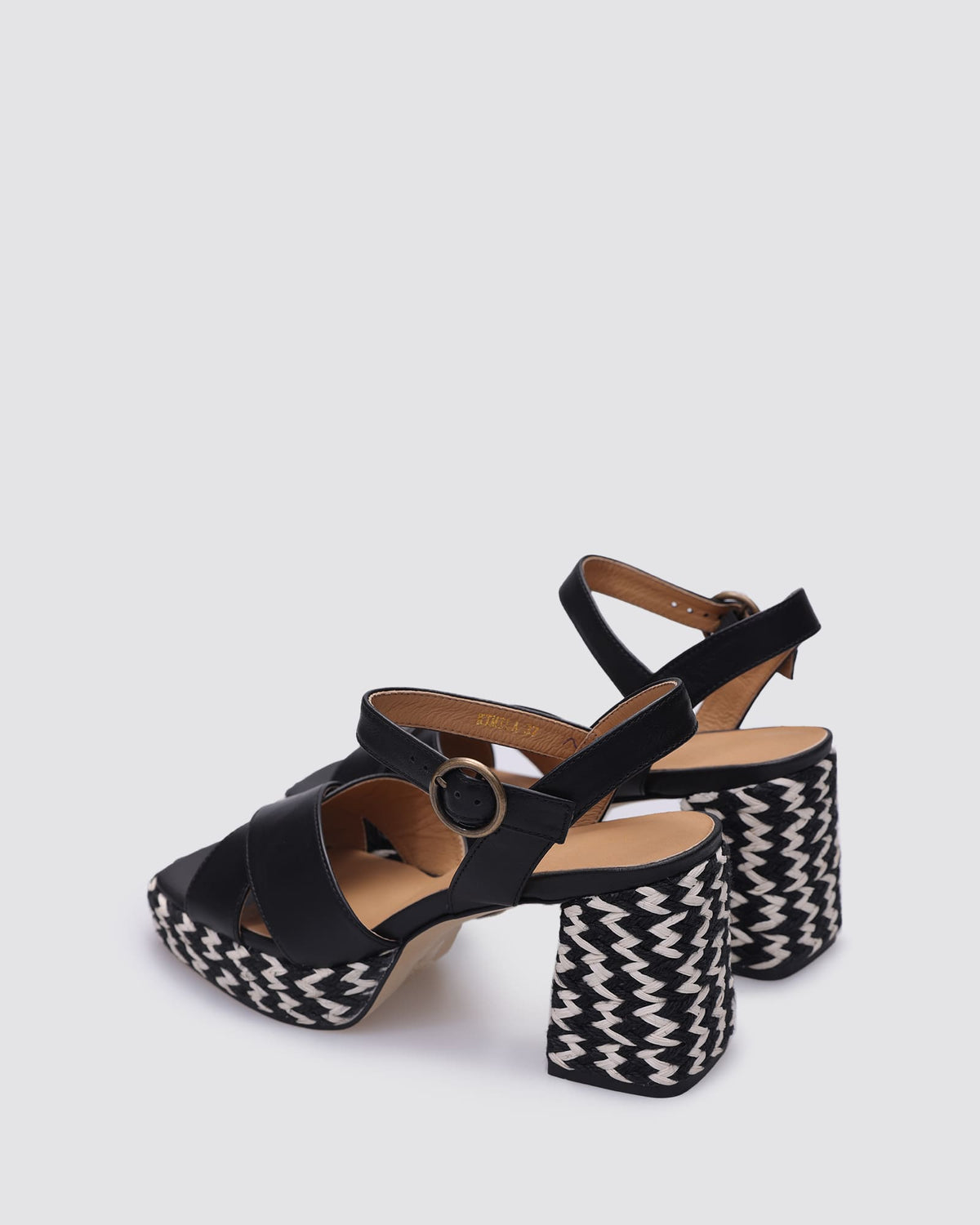 KIMILA HEELS BLACK LEATHER