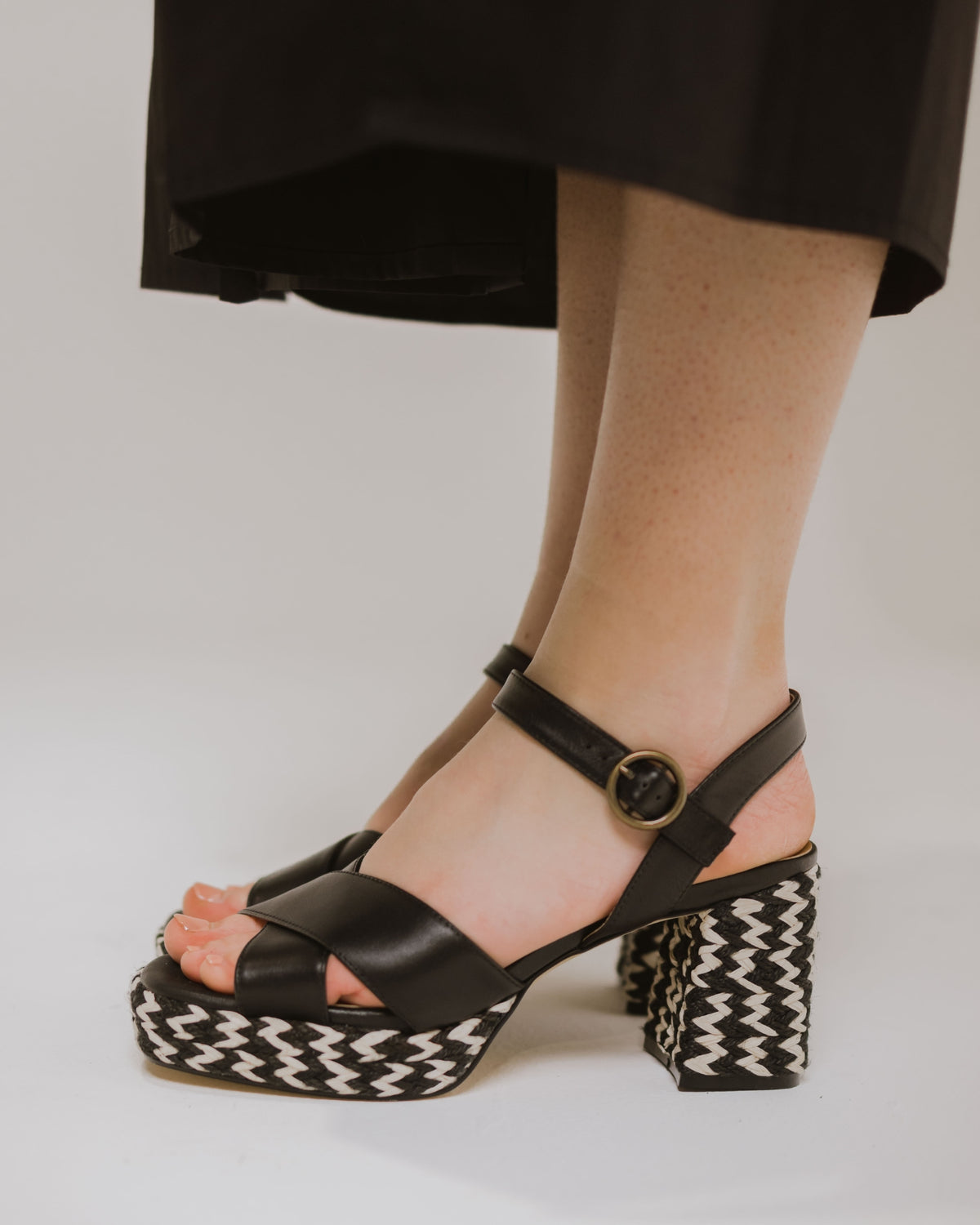 KIMILA HEELS BLACK LEATHER