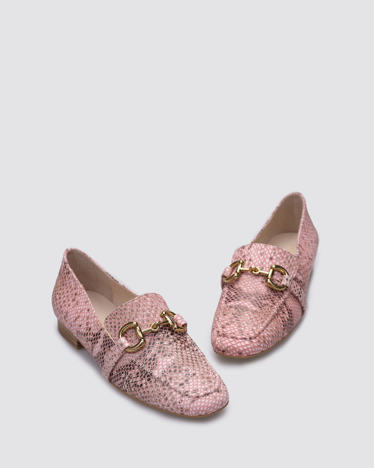 KINKAID LOAFERS BLUSH SNAKE