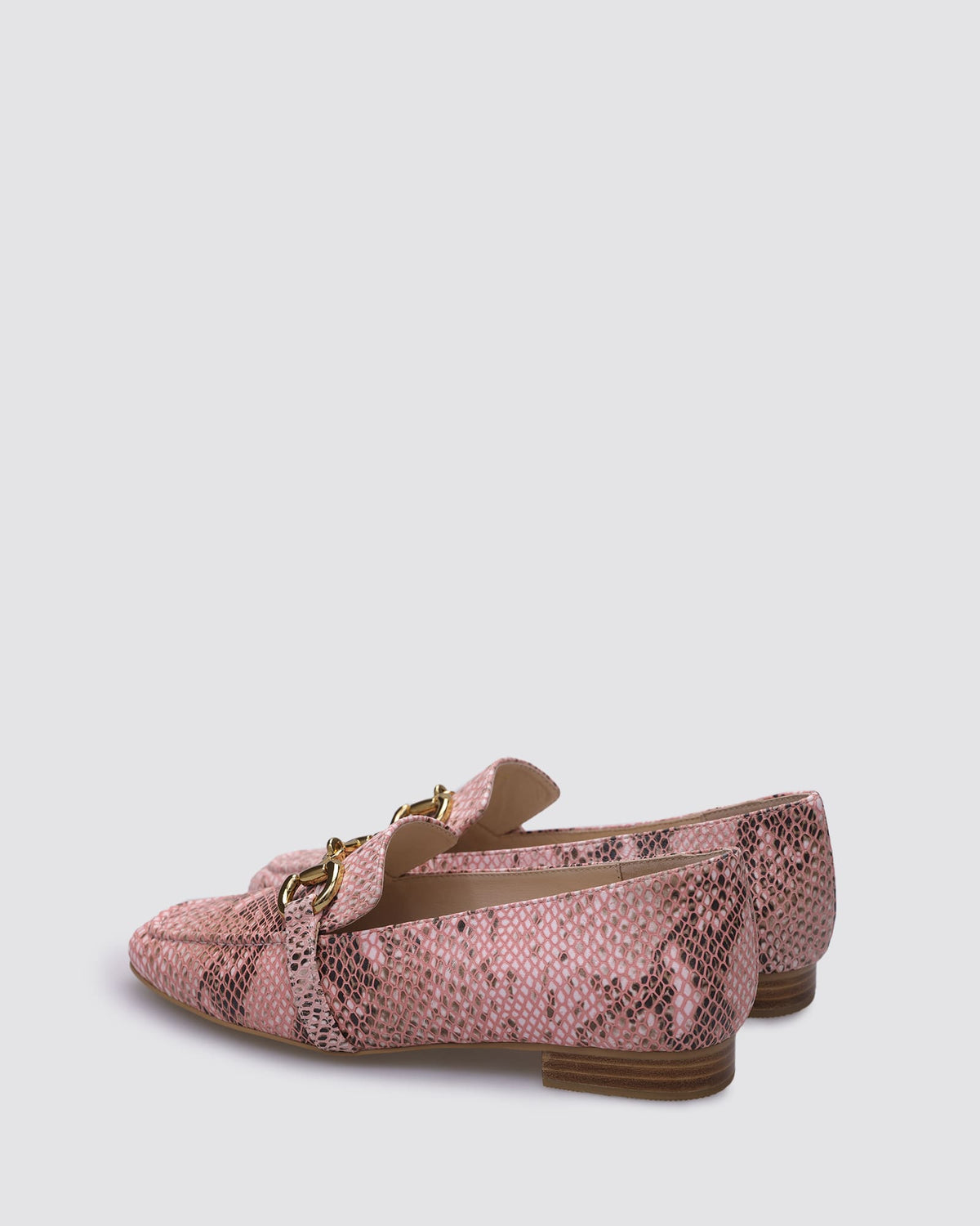 KINKAID LOAFERS BLUSH SNAKE