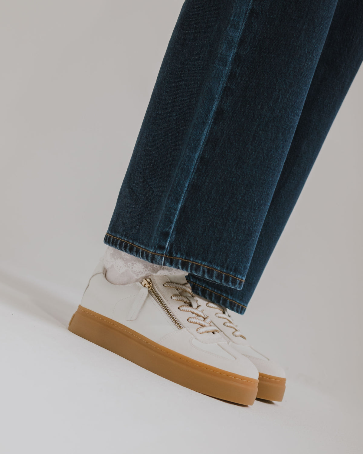 KINSLEY SNEAKERS WHITE/BONE